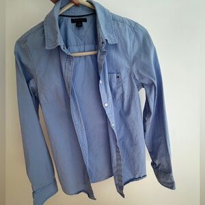Tommy Hilfiger Sky Blue Casual Shirt